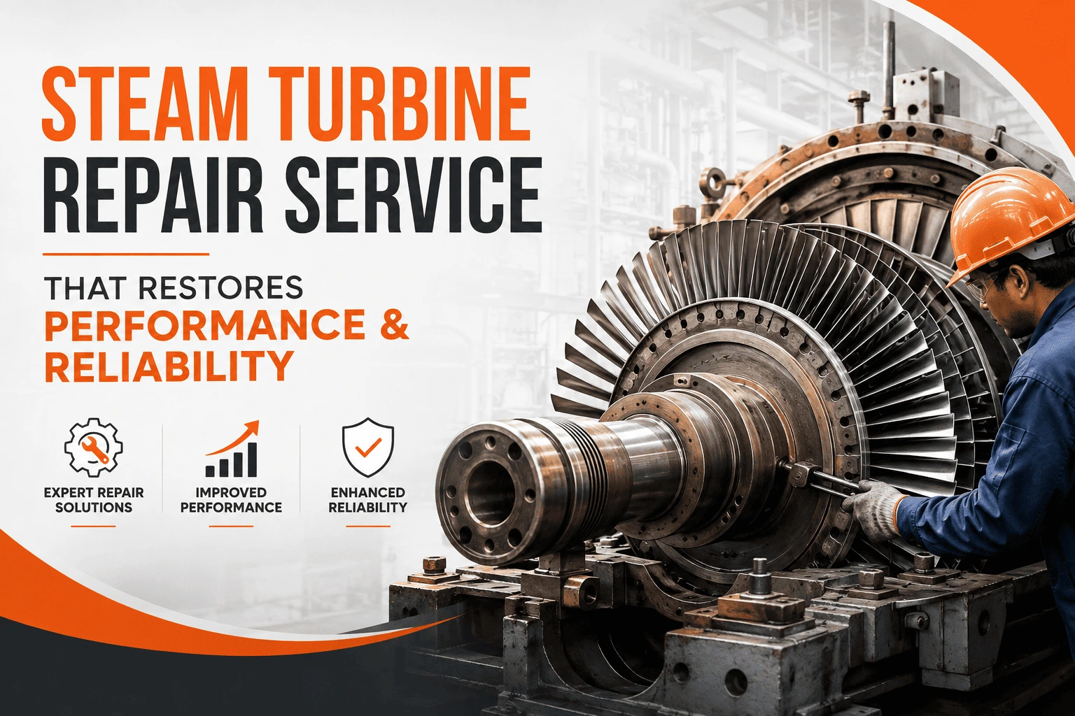 Steam Turbine Repair Service That Restores Performance & Reliability